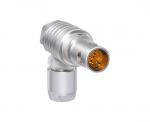 Push-pull self-latching B connector FPG plug